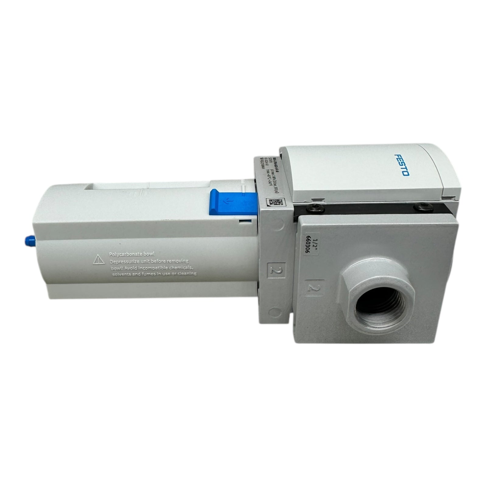 Festo MS6-LFM-AGD-B-R-M Feinfilter 527670 MS6 Serie 20 bar 1/2” Druckluftfilter
