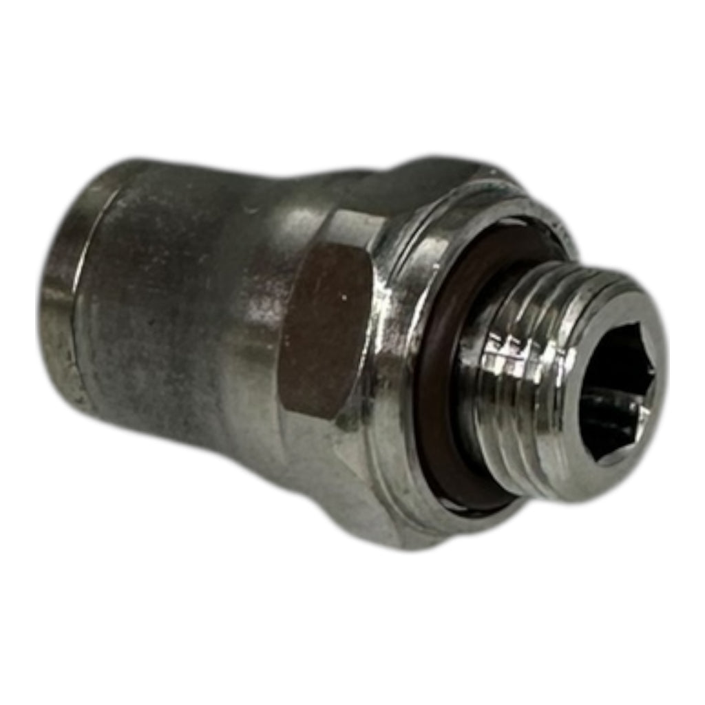 5x Parker 38010810 Hydraulik Verschraubung Gerade Einschraubstutzen Rohrfitting