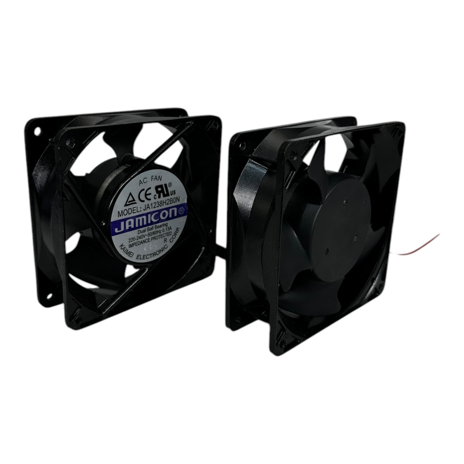 2x JAMICON JA1238H2BON Lüfter Cooling Fan 220/240V 0.13A