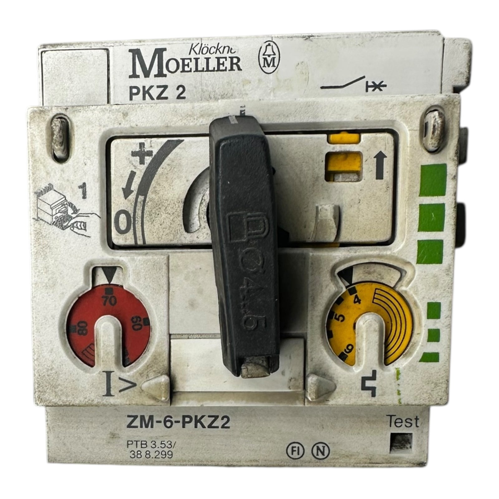 Moeller PKZ 2 ZM-6-PKZ2 Motorschutzschalter + NHI-11-PKZ-2 Hilfsschütz