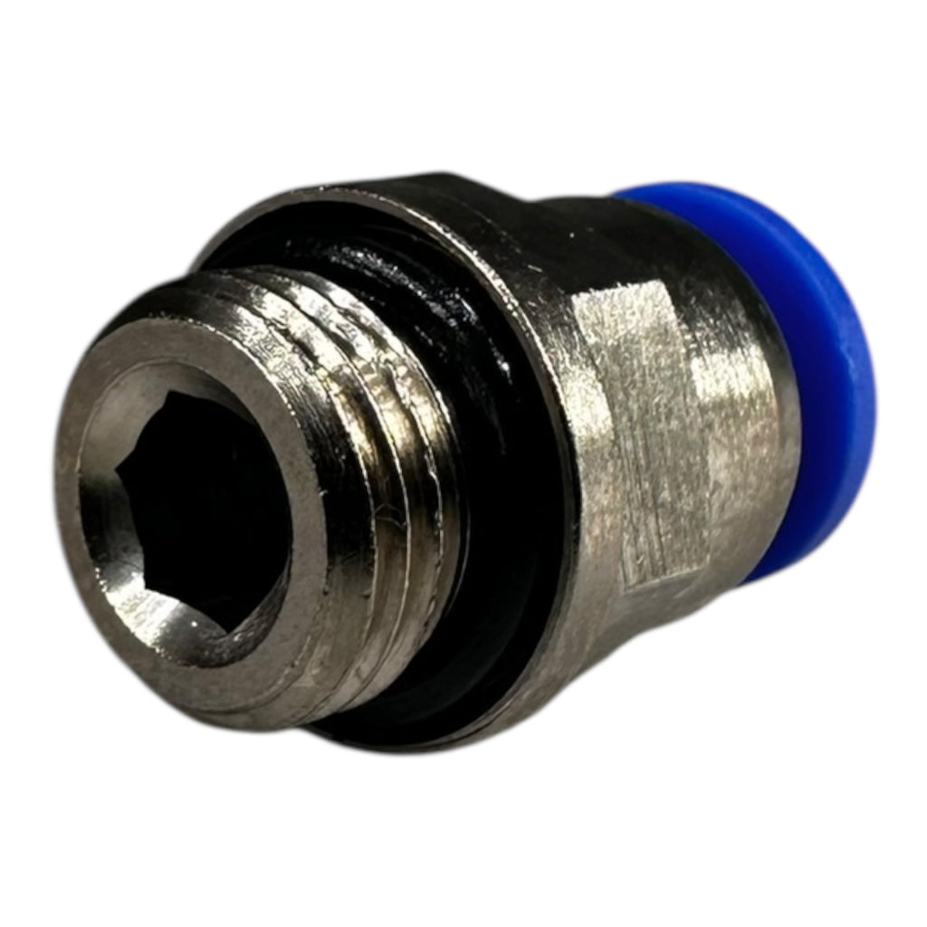 10x Steckverbinder B-GE-8-1/4-MSv-bl 03016012 Pneumatik Steckverbinder geprüft