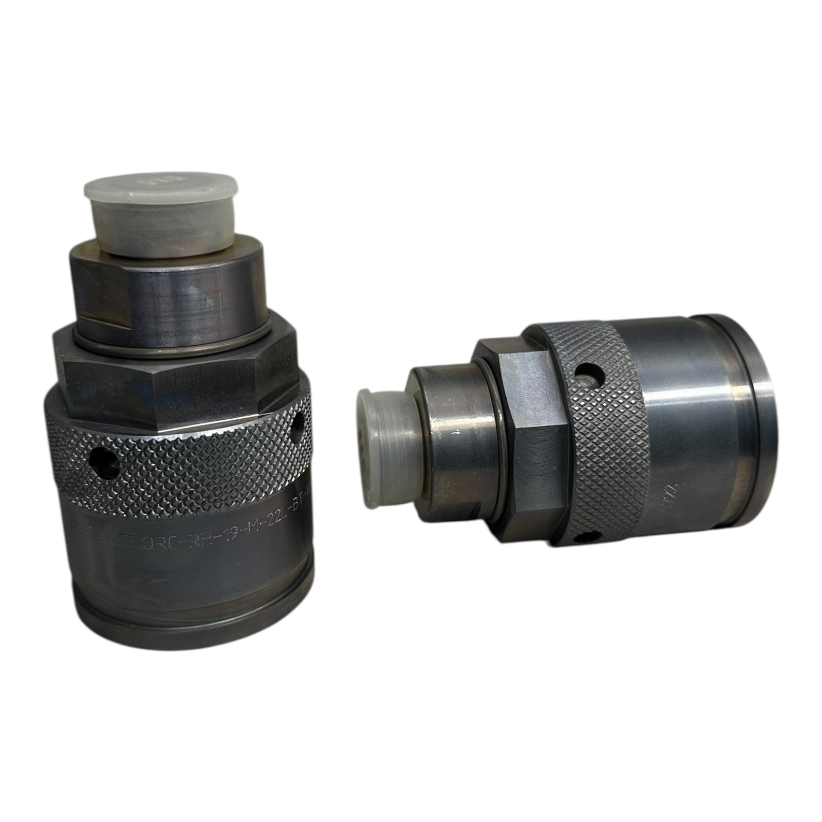 2x Stauff QRC-RH-19-M-22L-BT-W3 Hydraulik-Schnellkupplung gerade