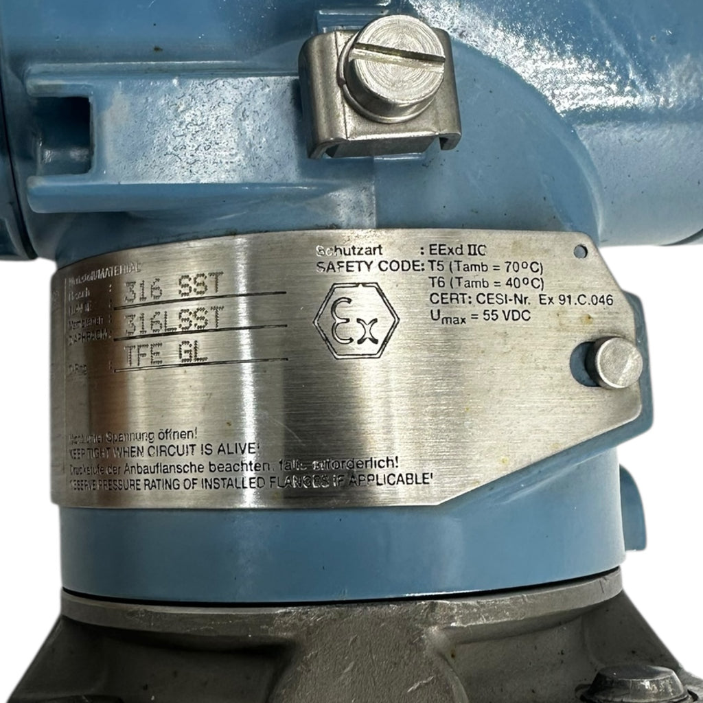 Rosemount 3051 Drucktransmitter 932750 HART 4-20mA Edelstahl Sensor