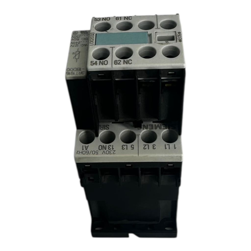 3x Siemens 3RT1015-1AP01 Schütz 3-polig 24V AC Hilfskontaktblock
