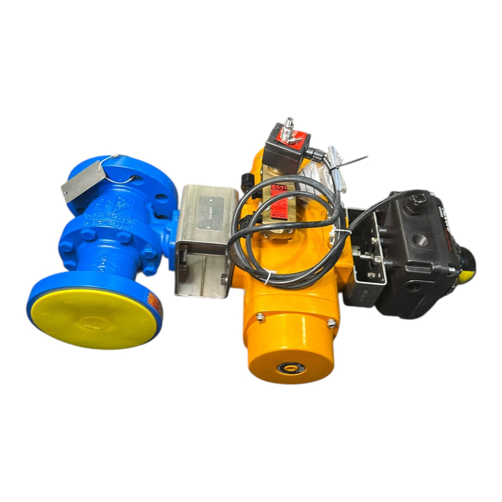 Flowserve DCP3GB1N Stellungsregler-Ventilarmatur mit pneumatischem Antrieb