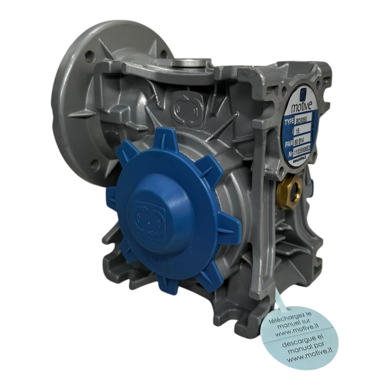 Motive BOX050 Getriebe i=15 Schneckengetriebe PAM 80B14 B5015241980B4