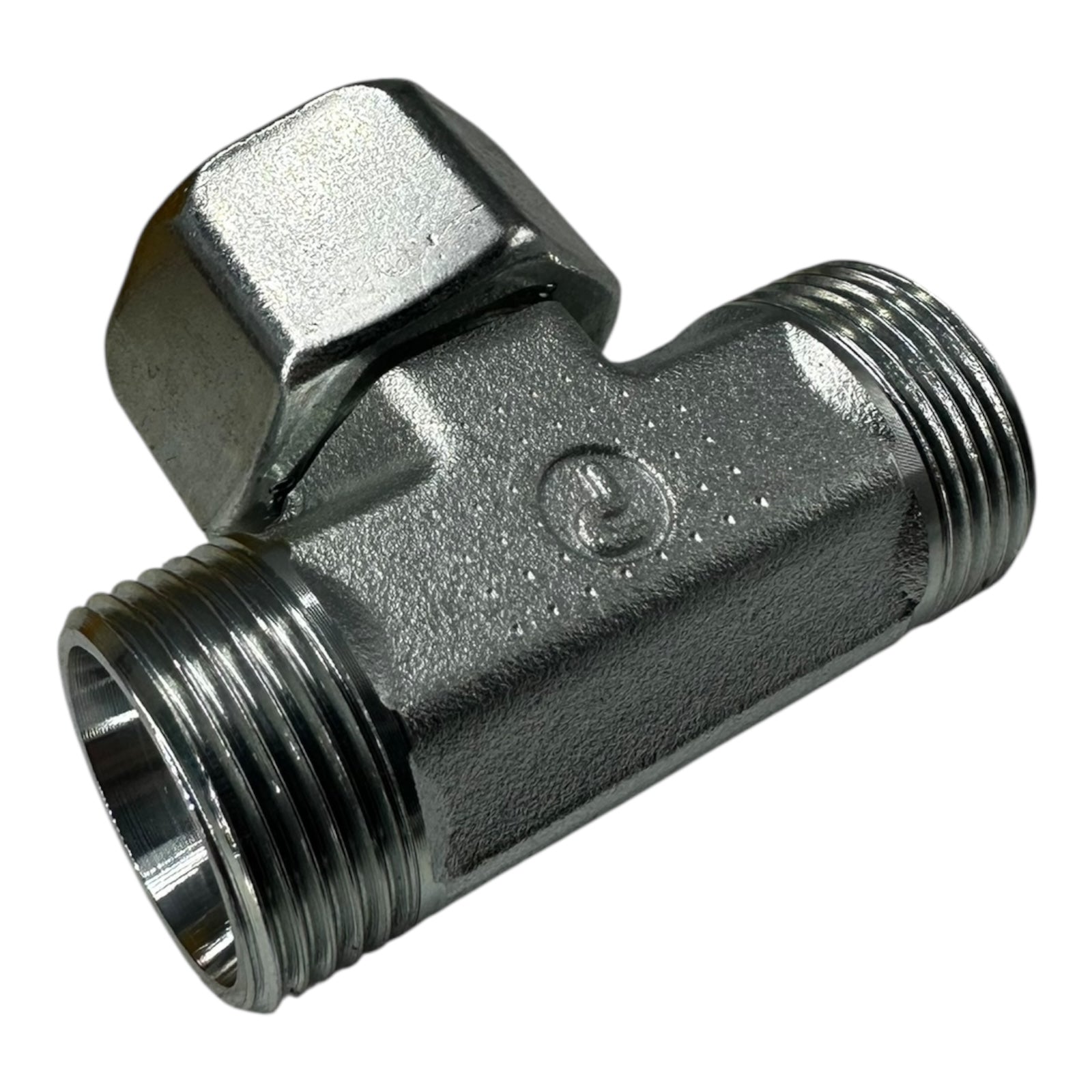 Parker ET22LOMDCF T-Stück Verschraubung Hydraulik EO 22mm AG/IG Stahl vernickelt