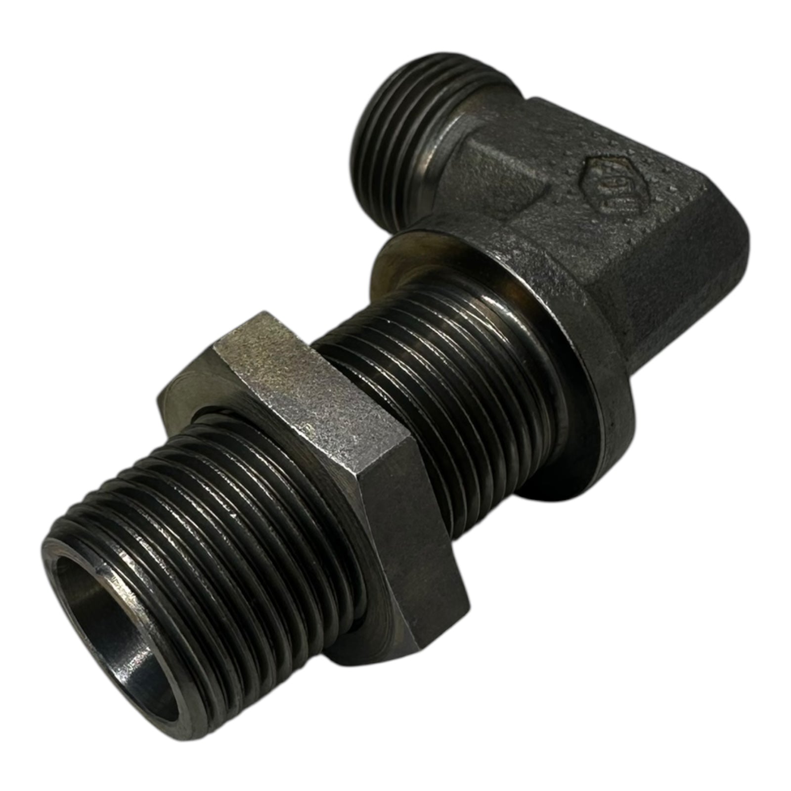 10x EMB Winkelschottstutzen XL12-SMITGM/ZN 90° Verschraubung Hydraulik