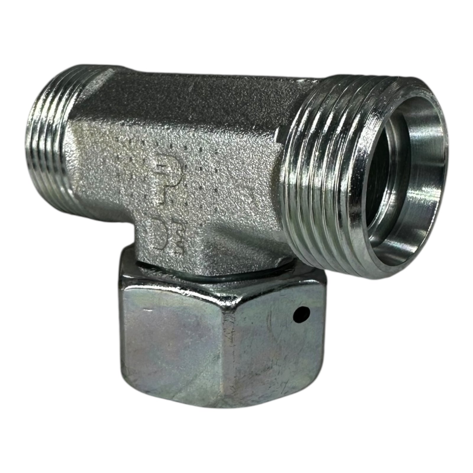 5x Parker ET22LOMDCF T-Anschluss-Stutzen mit Dichtkegel Gewinde Hydraulik