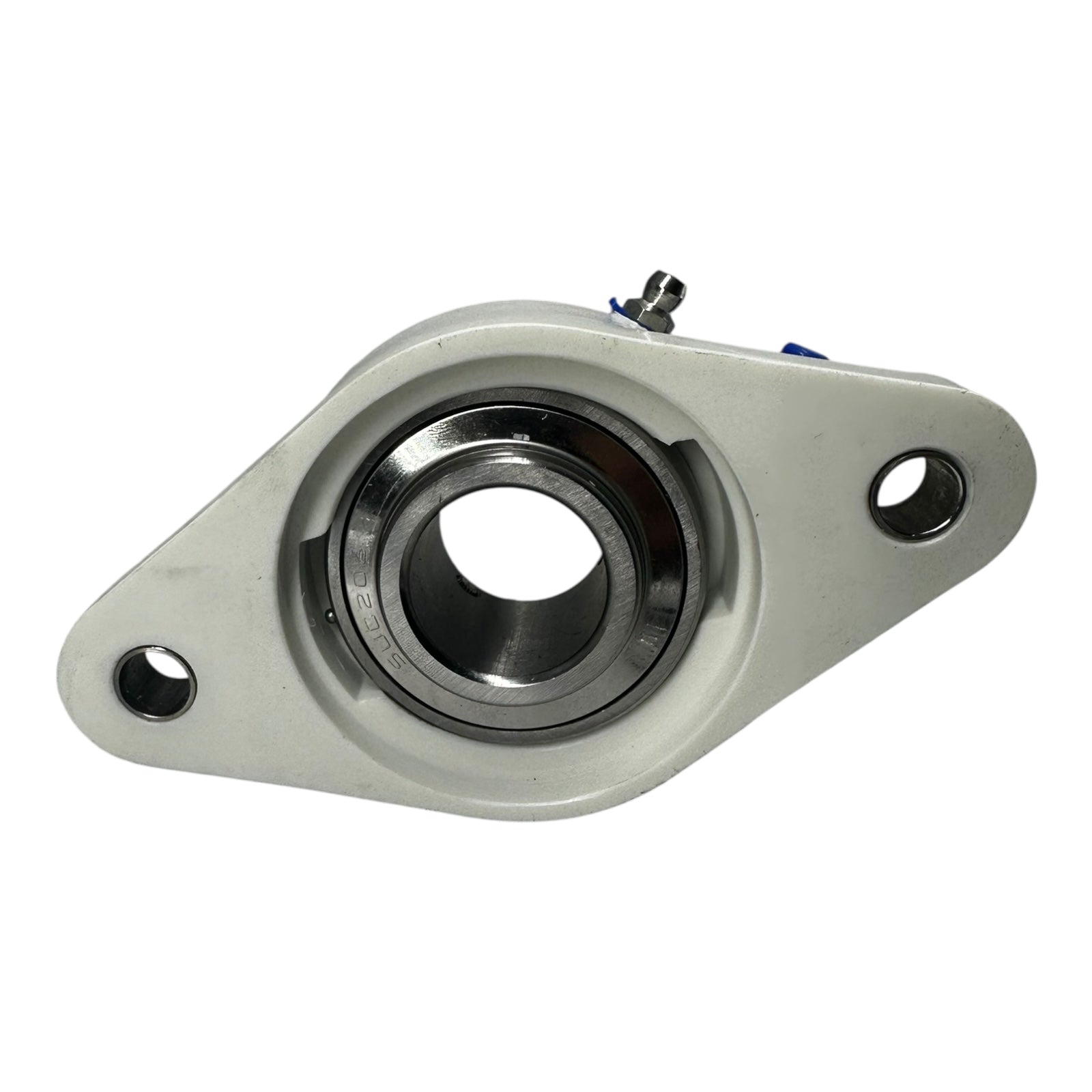 KML TP-FL206 Kunststoff Flanschlager 2-Loch Ø30 mm Gehäuselager SUC206 weiß