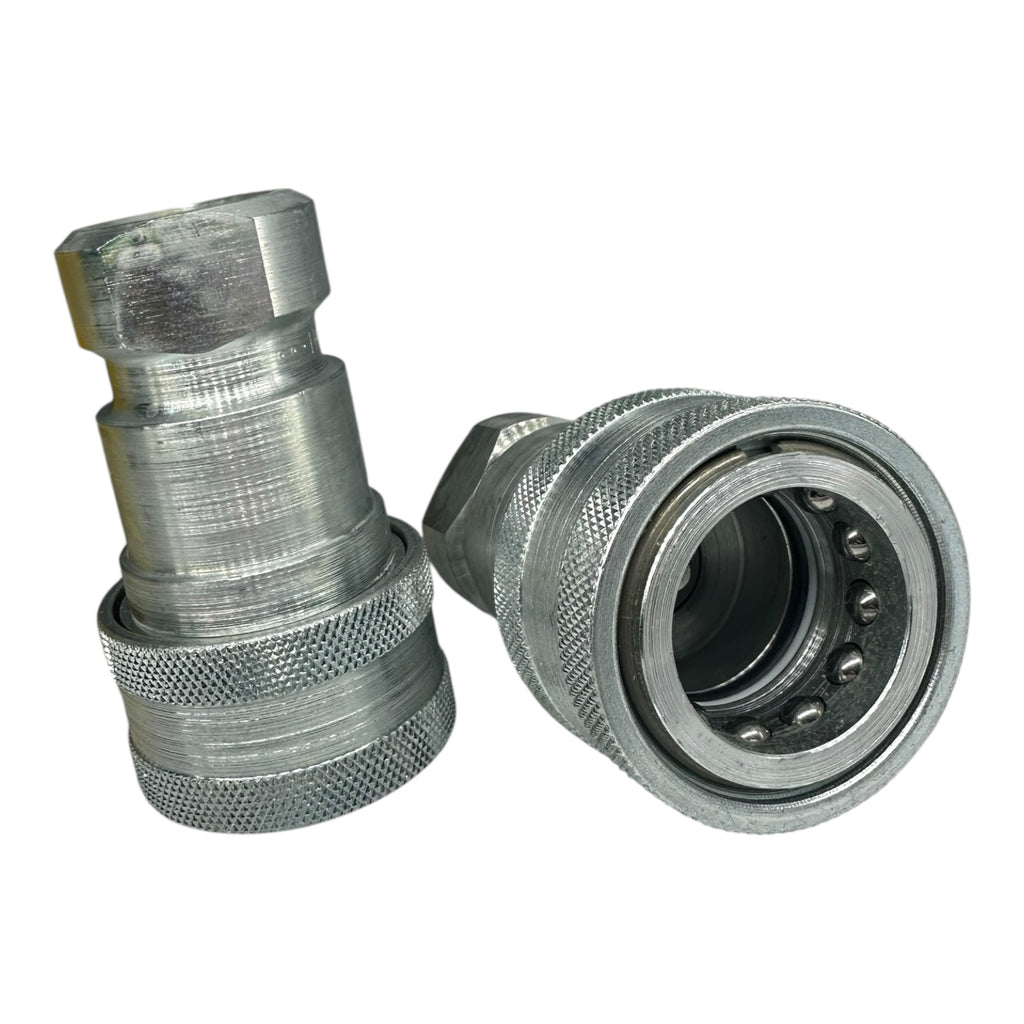 2x Parker H6-62 Kupplung 3/4” Hydraulik-Schnellverschluss