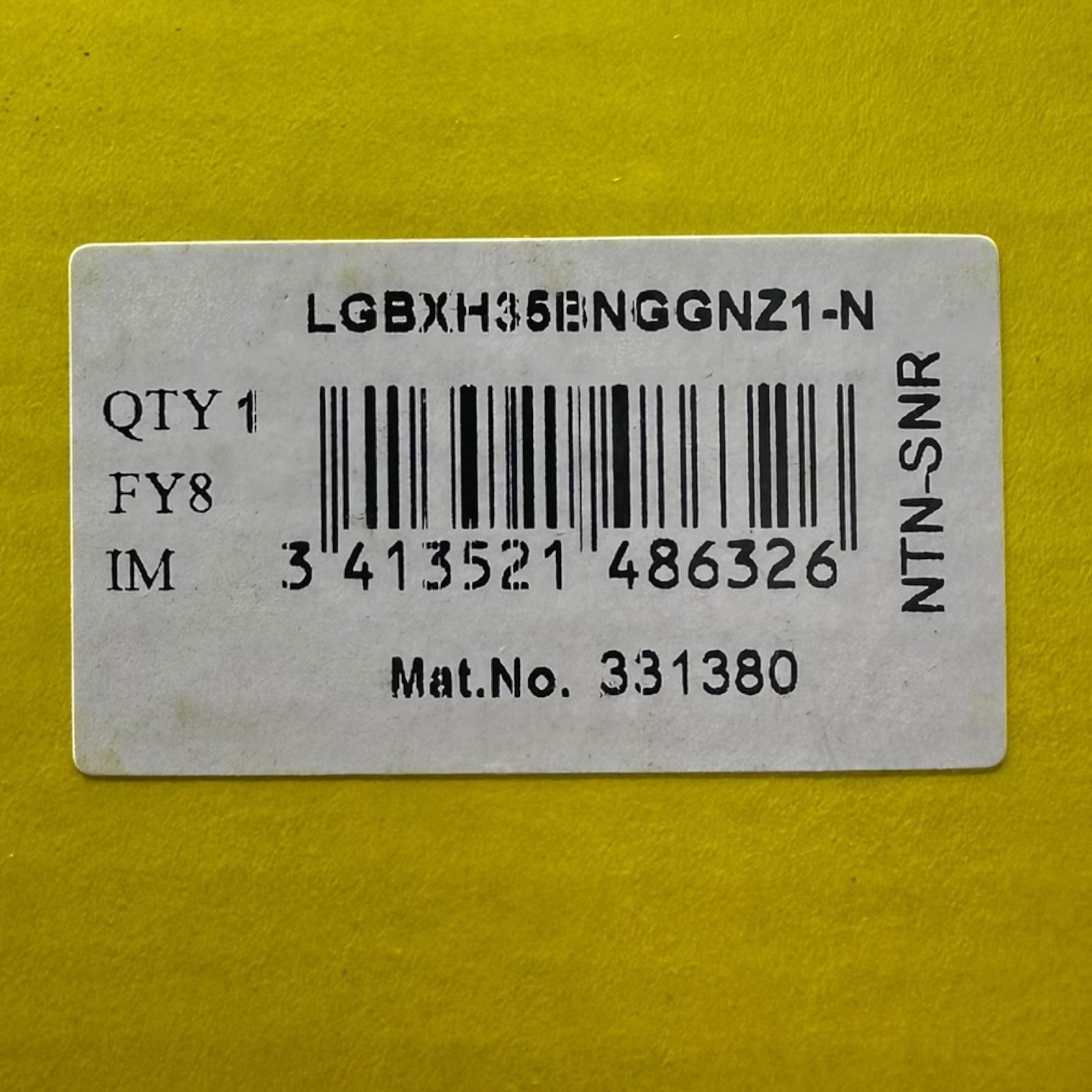 NTN-SNR LGBXH35ENGGNZ1-N Linearführung Block Führungswagen Größe 35 CNC