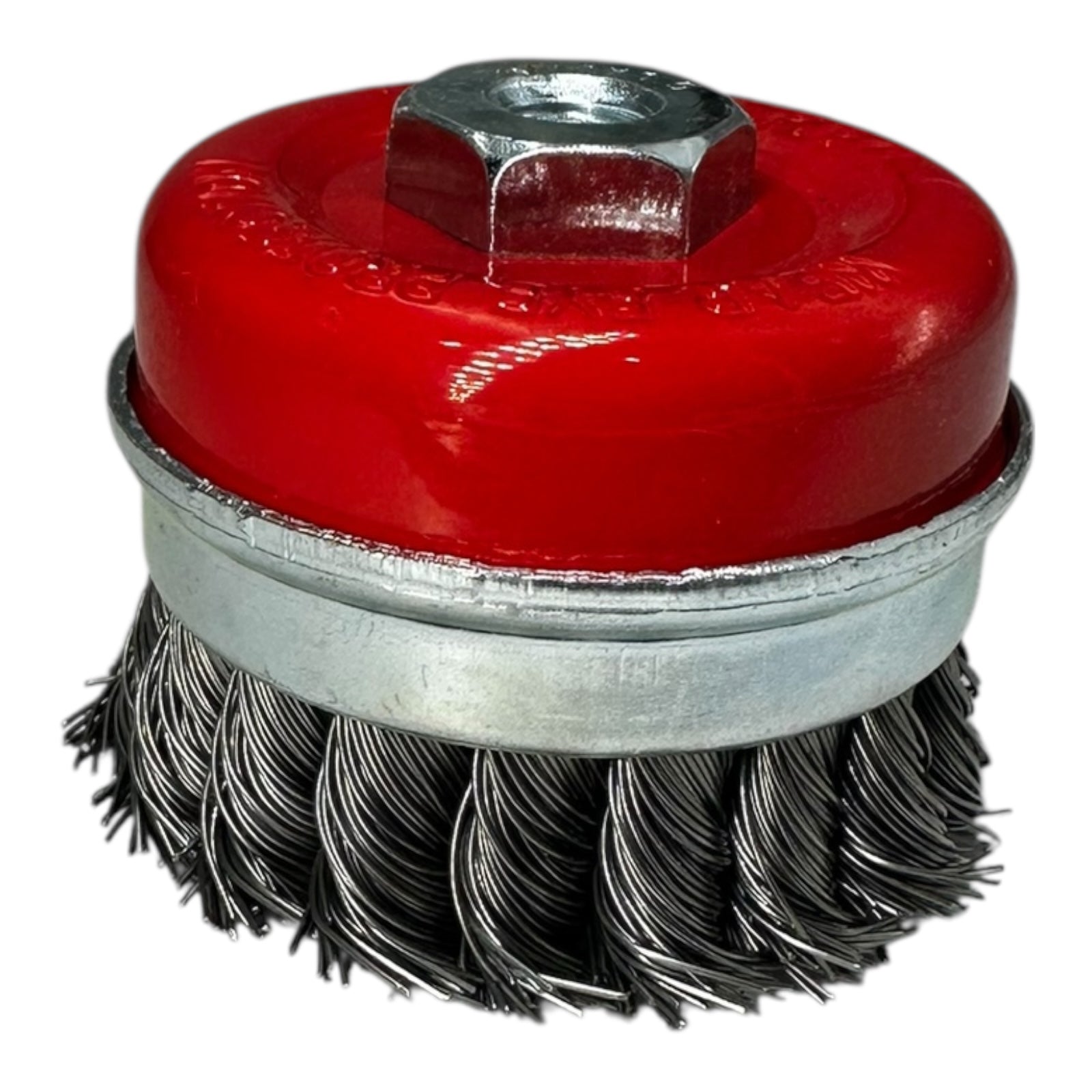 4x TK Tools Topfbürste 65mm gezopft Drahtbürste M10x1,5 ST0.5 Winkelschleifer