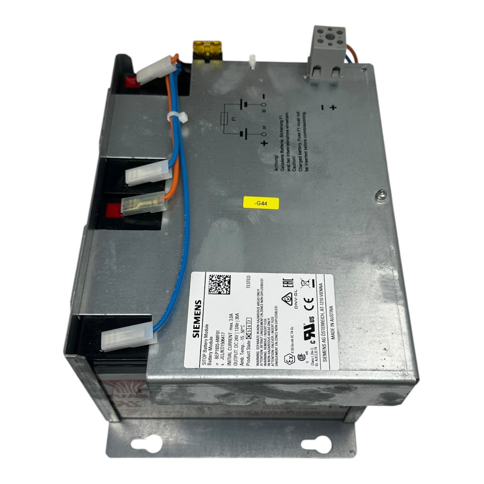Siemens SITOP 6EP1935-6MF01 Battery Module 24V 12Ah 30A DC USV Pufferakku