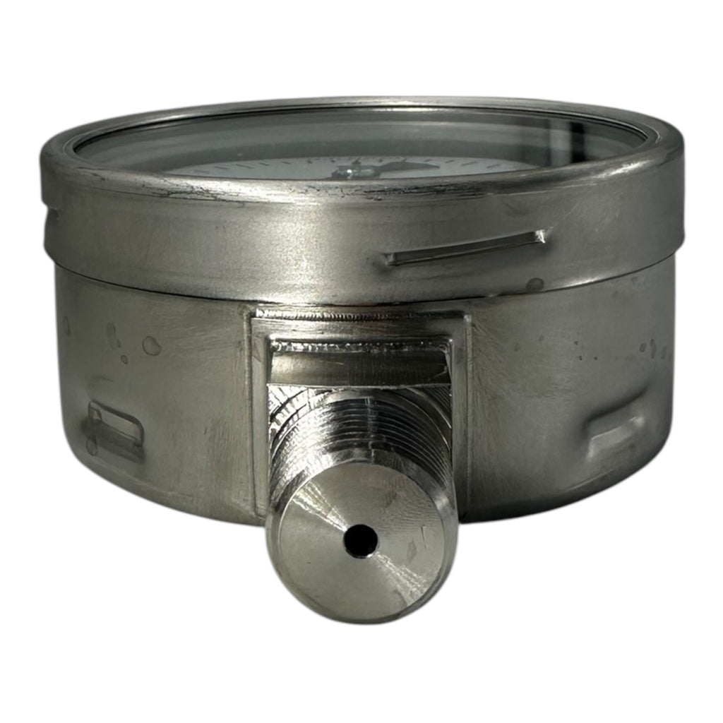 WIKA Manometer 232.50.100 0–40 bar 1/2” NPT unten Edelstahl 316L Klasse 1.0