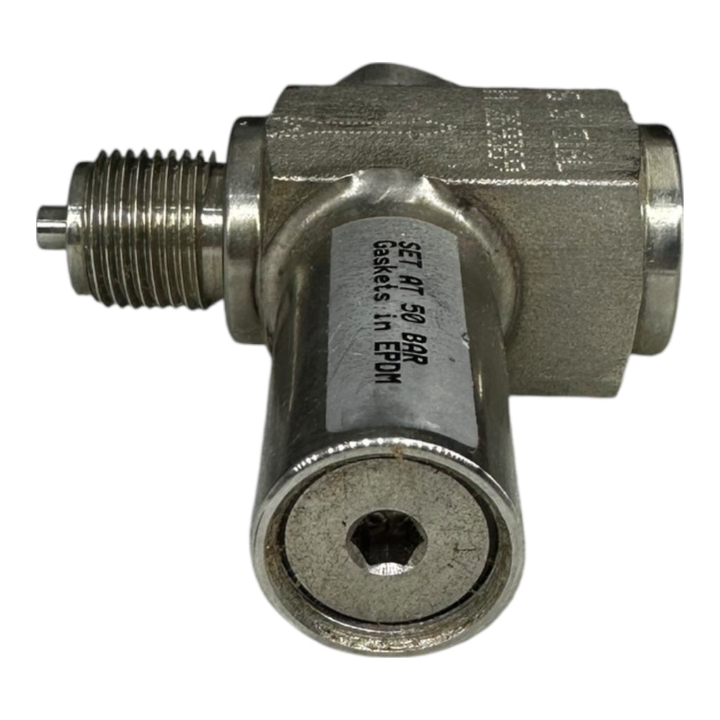 Sicherheitsventil Edelstahl 1/2” G Set 50 bar EPDM Dichtung Überdruckventil Neu