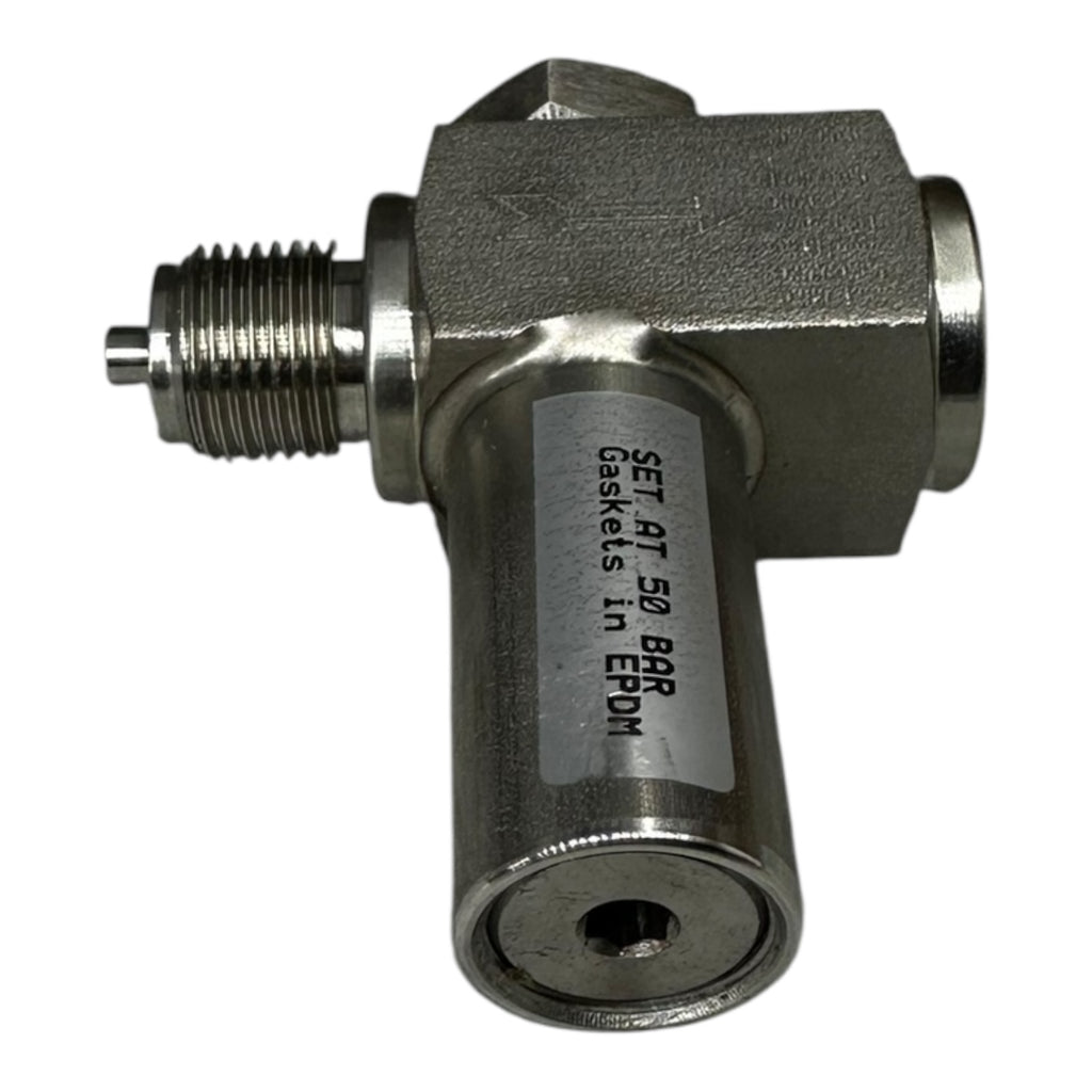 Sicherheitsventil 1/2” Edelstahl 316L Set 50 bar EPDM Dichtung Überdruckventil