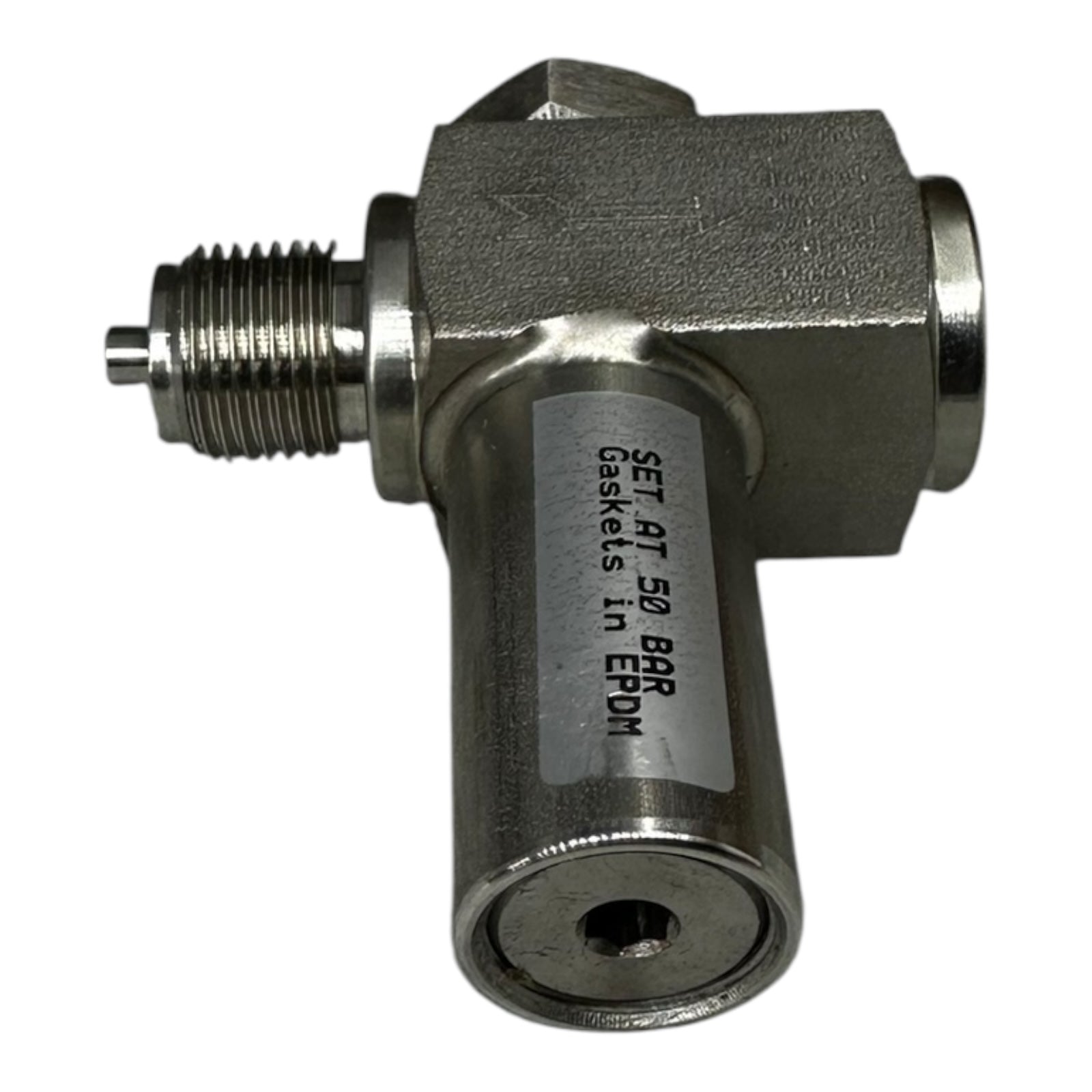 Sicherheitsventil 1/2” Edelstahl 316L Set 50 bar EPDM Dichtung Überdruckventil