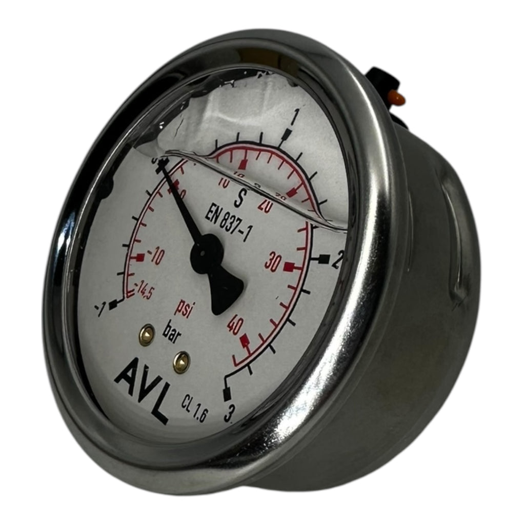 AVL Manometer 213.53.063 -1/+3 bar Vakuum Druckmesser EN837-1 Ø63mm neu