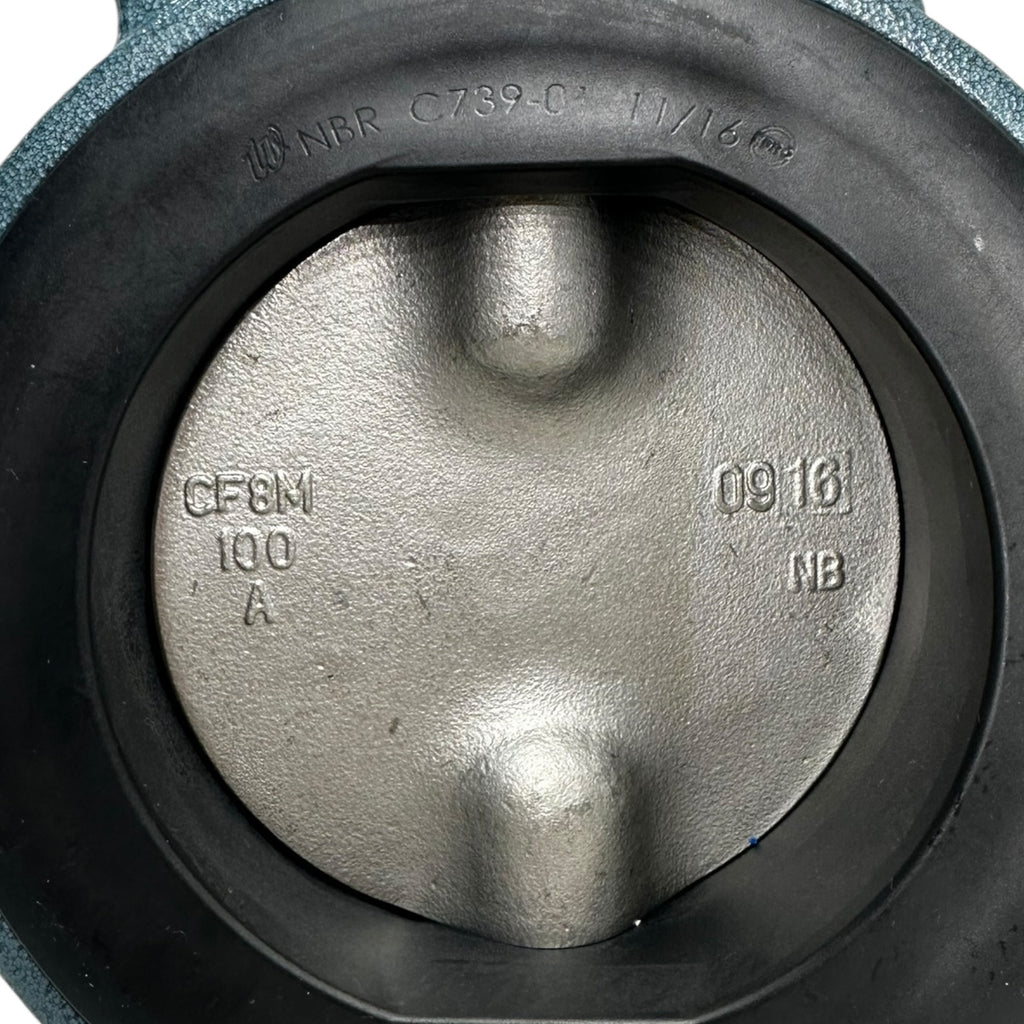 Ebro Z014-A Absperrklappe DN100 PN16 NBR Edelstahl 1.4408 Handhebel NEU