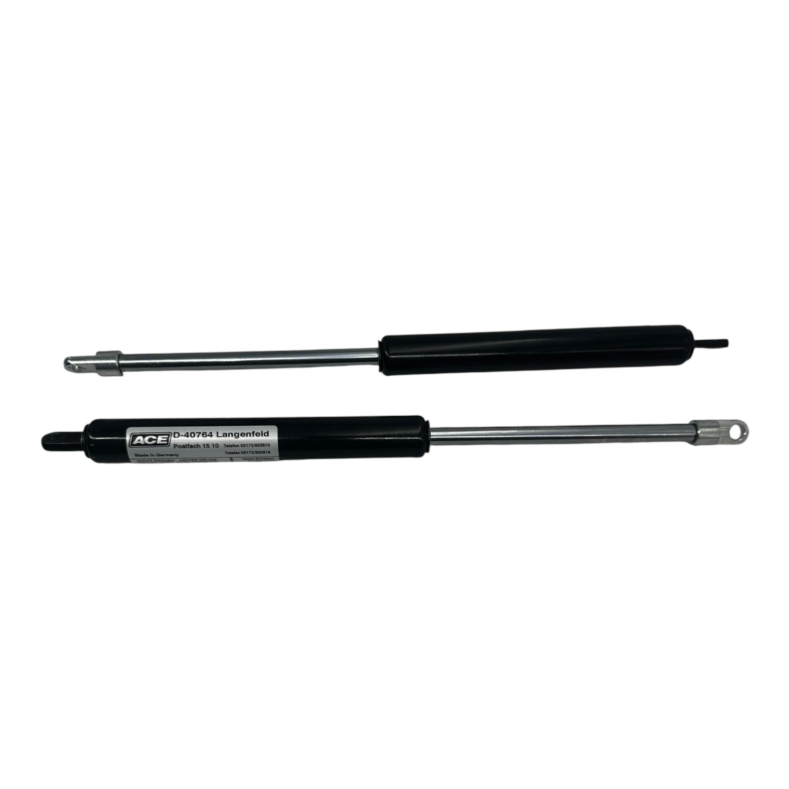 2x ACE Gasfeder GS-22-135-AA-K67987 Druckfeder 800N Langenfeld Stoßdämpfer