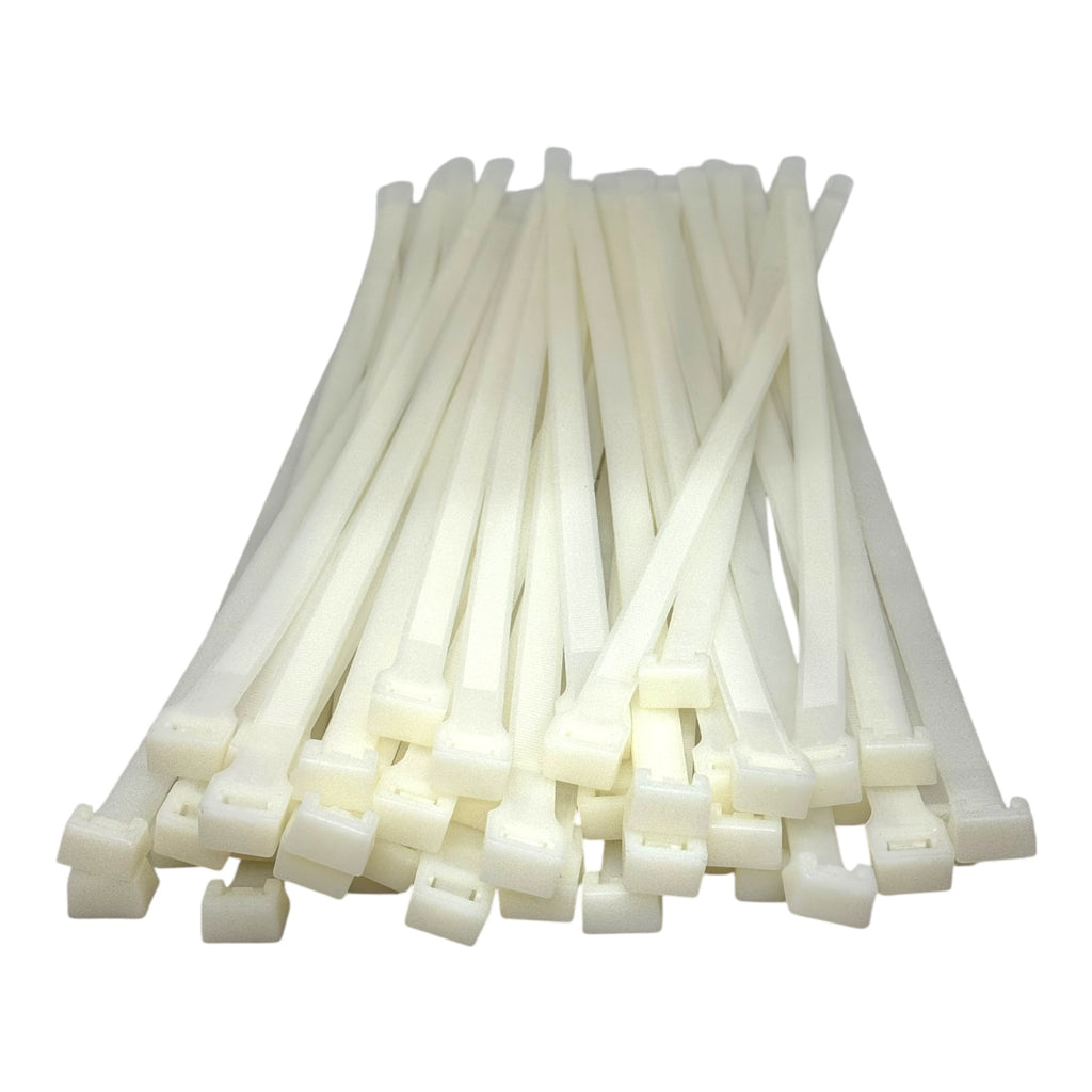 100 Stk ABB Ty-Fast TYL546M 546 mm Schwerlast-Kabelbinder Natur 1120 N PA6.6