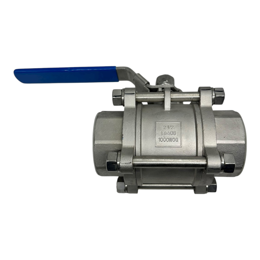Econ Fig.7446 Kugelhahn DN259 2½” Edelstahl 1.4408 1000WOG PN69 PTFE
