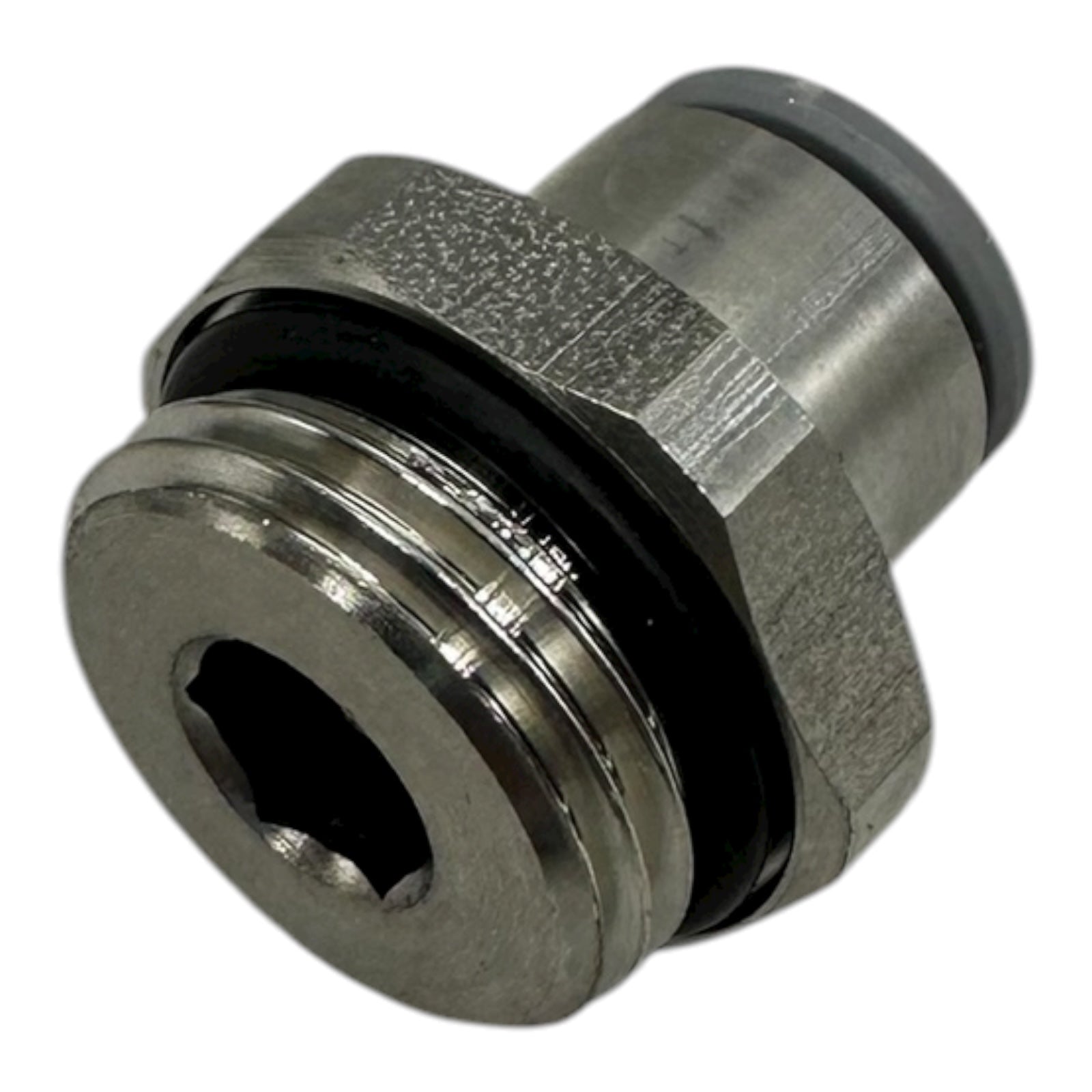 10x Parker Legris 69111021 Steckanschluss G1/4” Edelstahl Pneumatikfitting