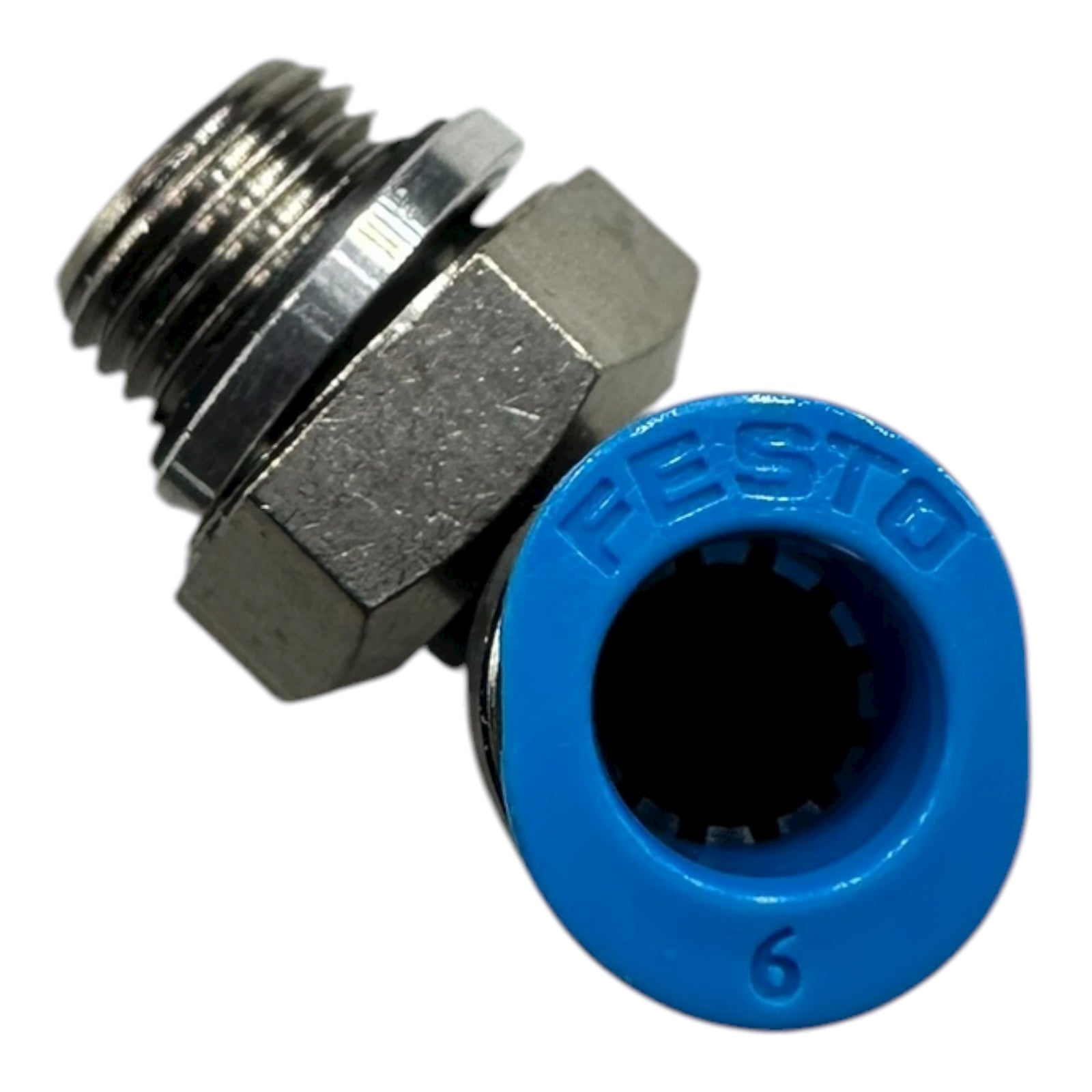 80x Festo QSML-G1/8-6 186269 L-Steckverschraubung Push-In Anschluss 6 mm G1/8”