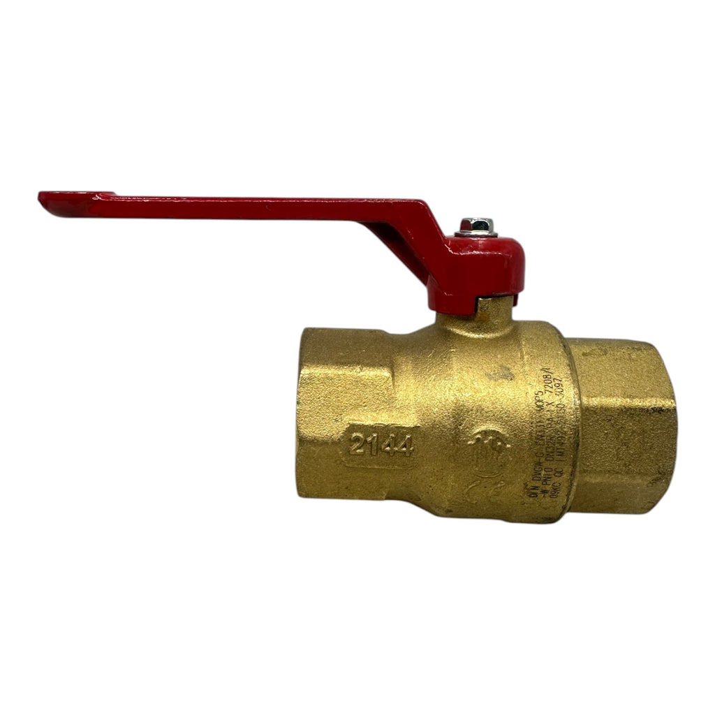 2x IMT Kugelhahn DN32 PN10 Messing Innengewinde 1¼” DVGW EN331 Gas Wasser