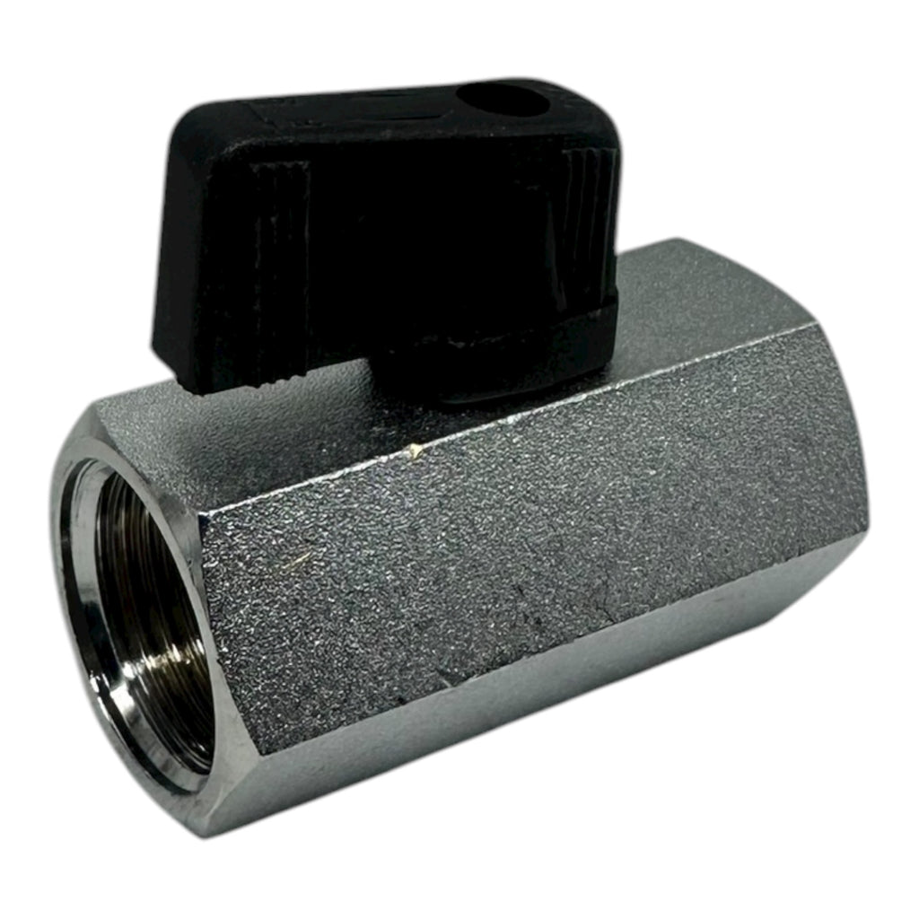 21x Rub Mini-Kugelhahn Typ 3500 DN13 PN30 G1/2” CW617N Messing vernickelt