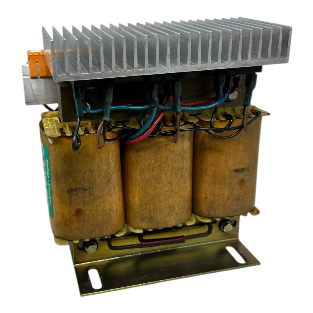 Roller & Fischer DNG500S Trafo 230–500V / 24VDC 20A Gleichrichtermodul