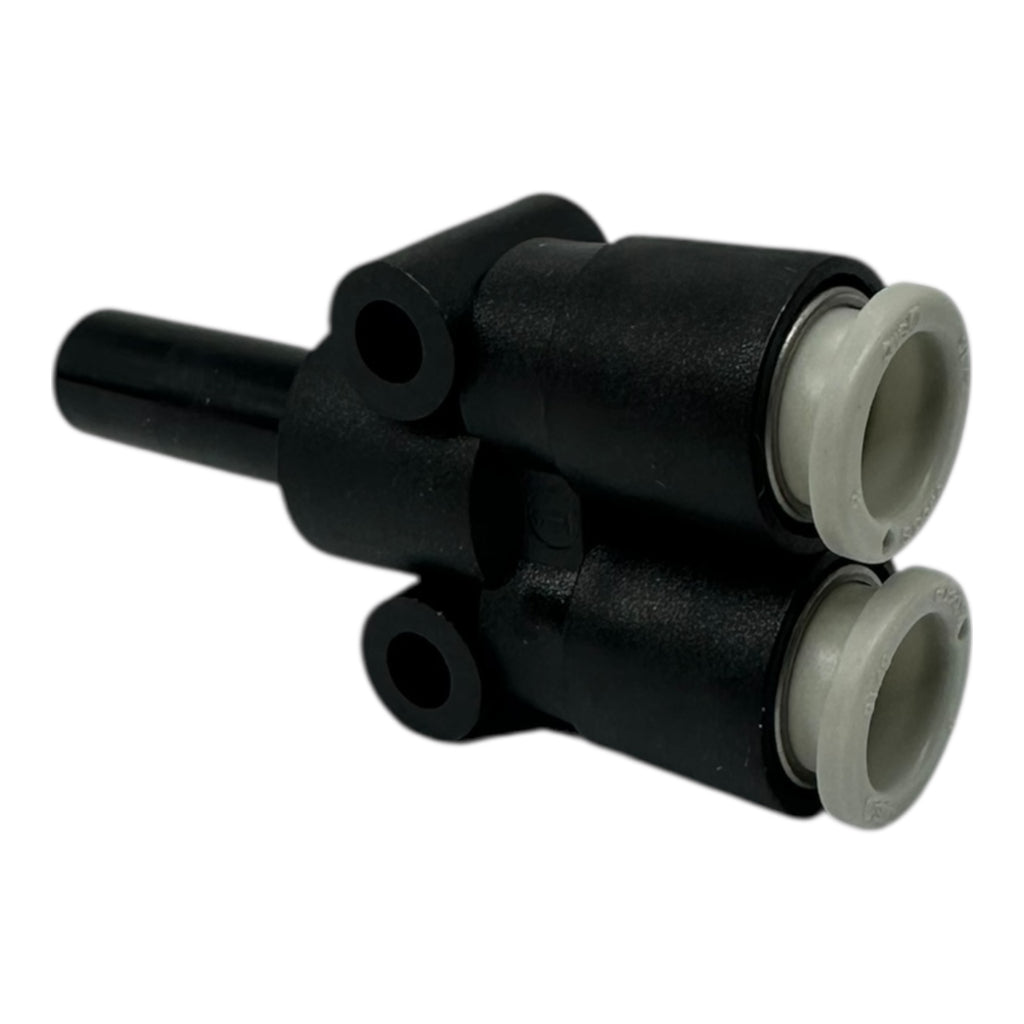 10x SMC KQ2U08-99A-X35 Pneumatik Y-Verbinder 8 mm Push-In Steckfitting