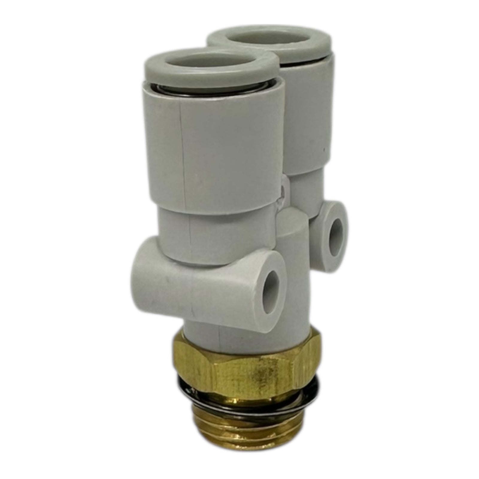 10x SMC KQ2U08-U02A Pneumatik Verteiler 8 mm Push-In auf G1/4 Messinggewinde