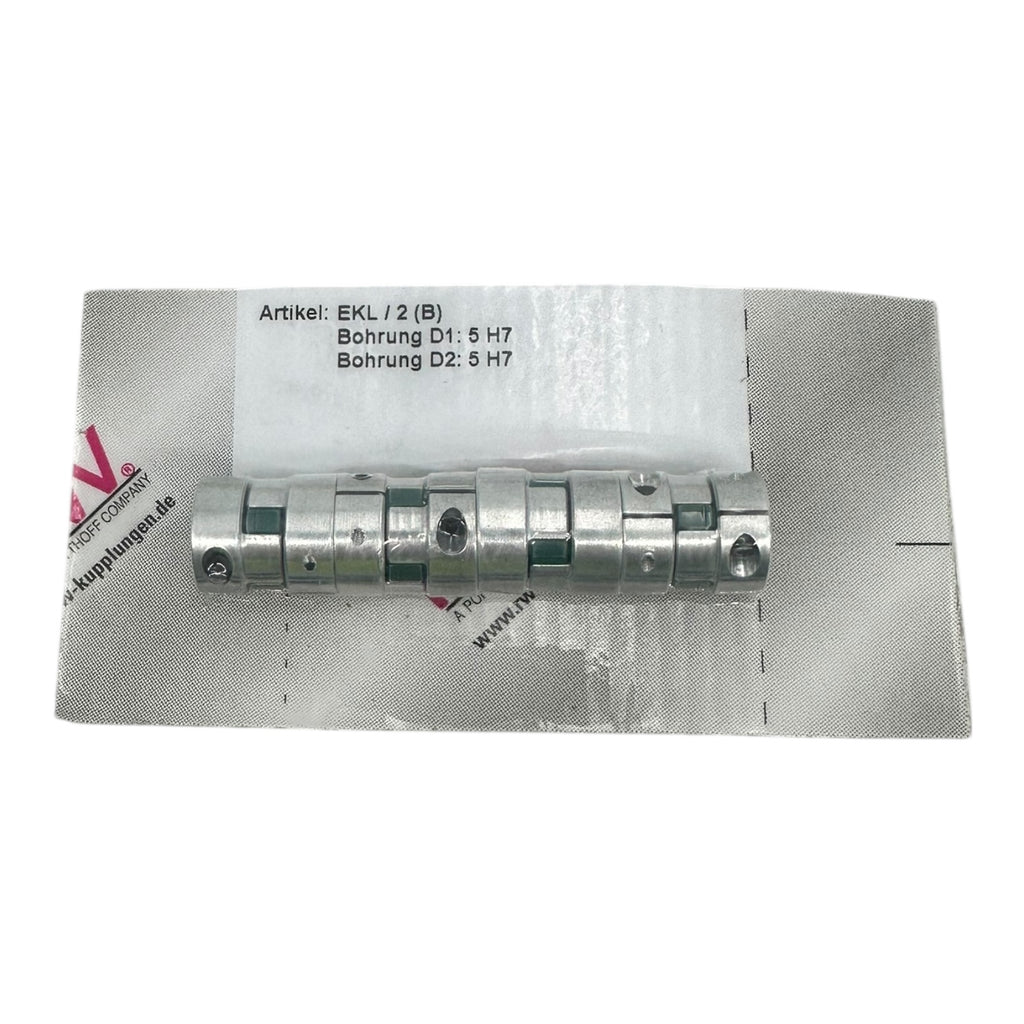 RW-Kupplung EKL/2 B Aluminium Präzisionskupplung 5H7–5H7 spielfrei CNC