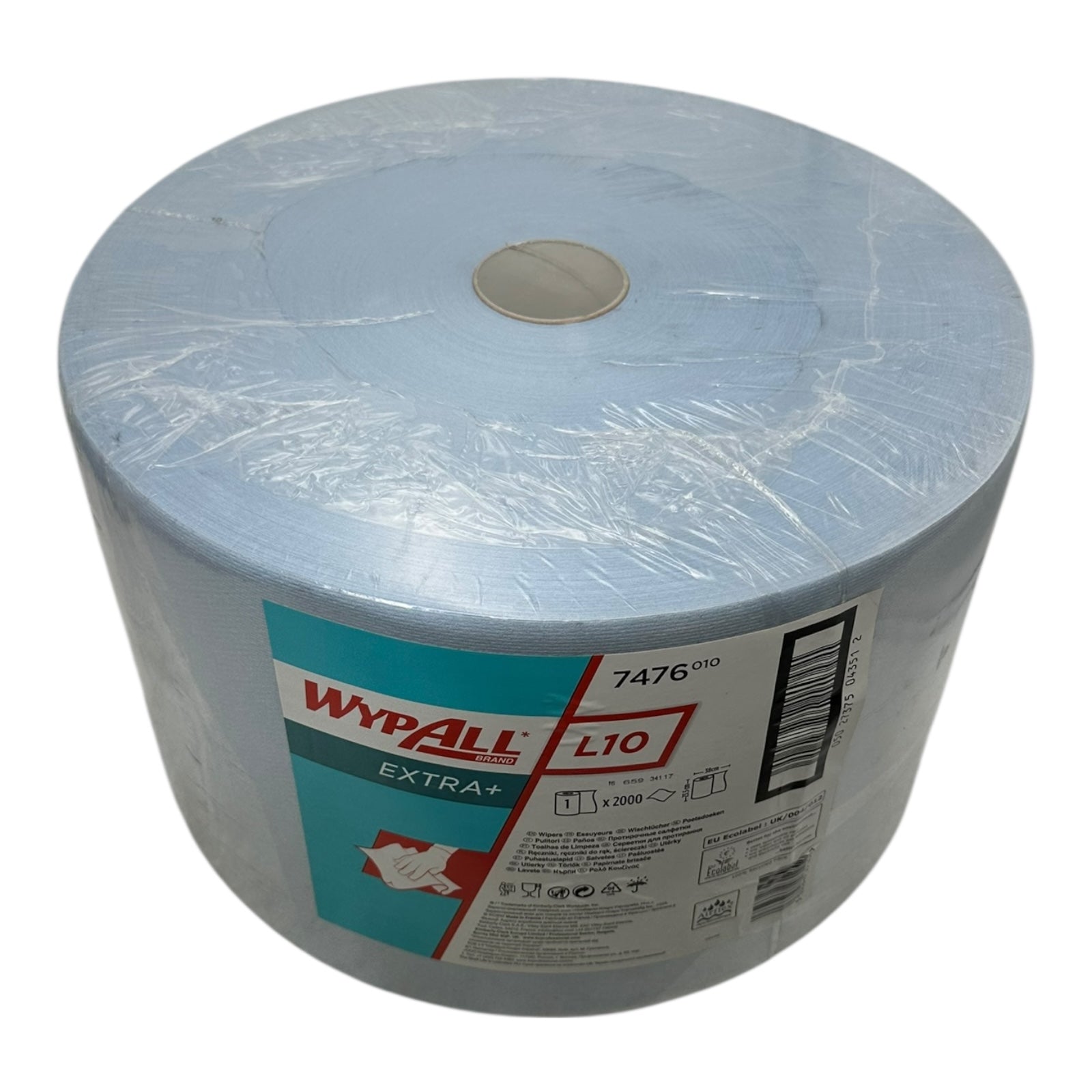 WypAll L10 Extra+ 7476 Industrie Papierrolle Blau 2000 Tücher Putztuch neu