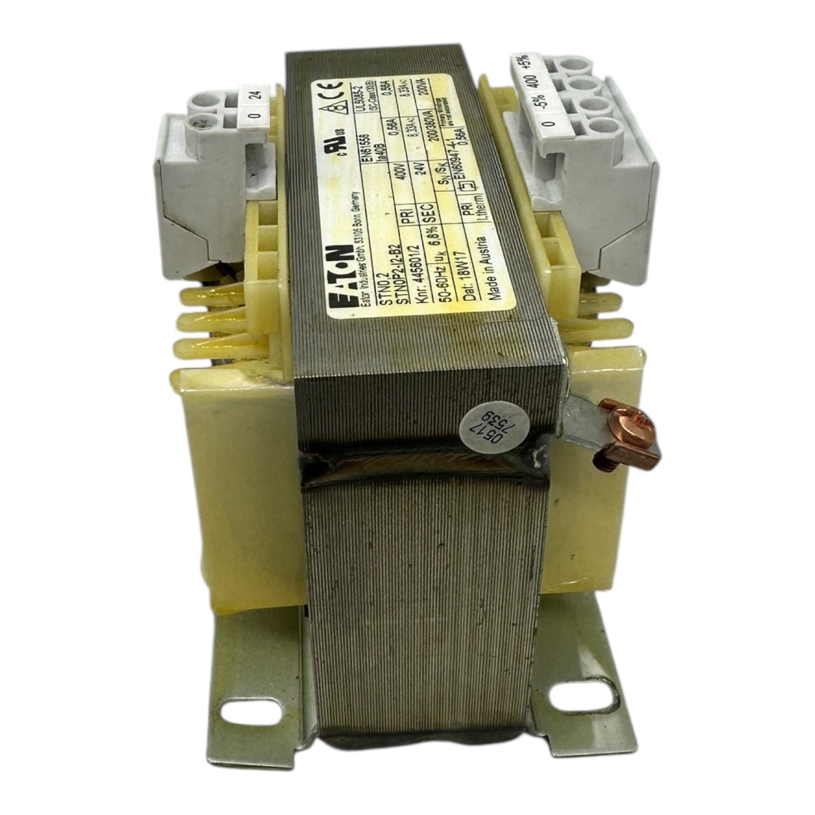EATON STN0.2 Transformator 400V → 24V 8,33A 200VA Steuertrafo