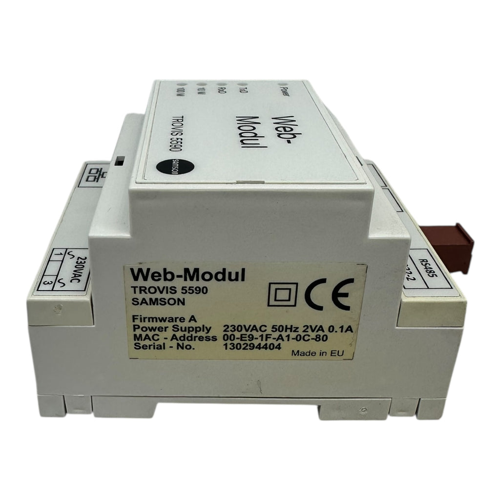 Samson TROVIS 5590 Web-Modul RS232 RS485 M-Bus Ethernet 230VAC