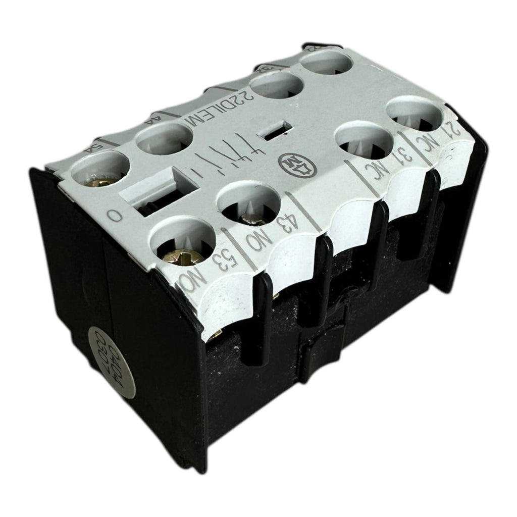 3x Moeller 22DILEM Hilfskontaktblock 2NO/2NC AC15 10A 415V Erweiterung
