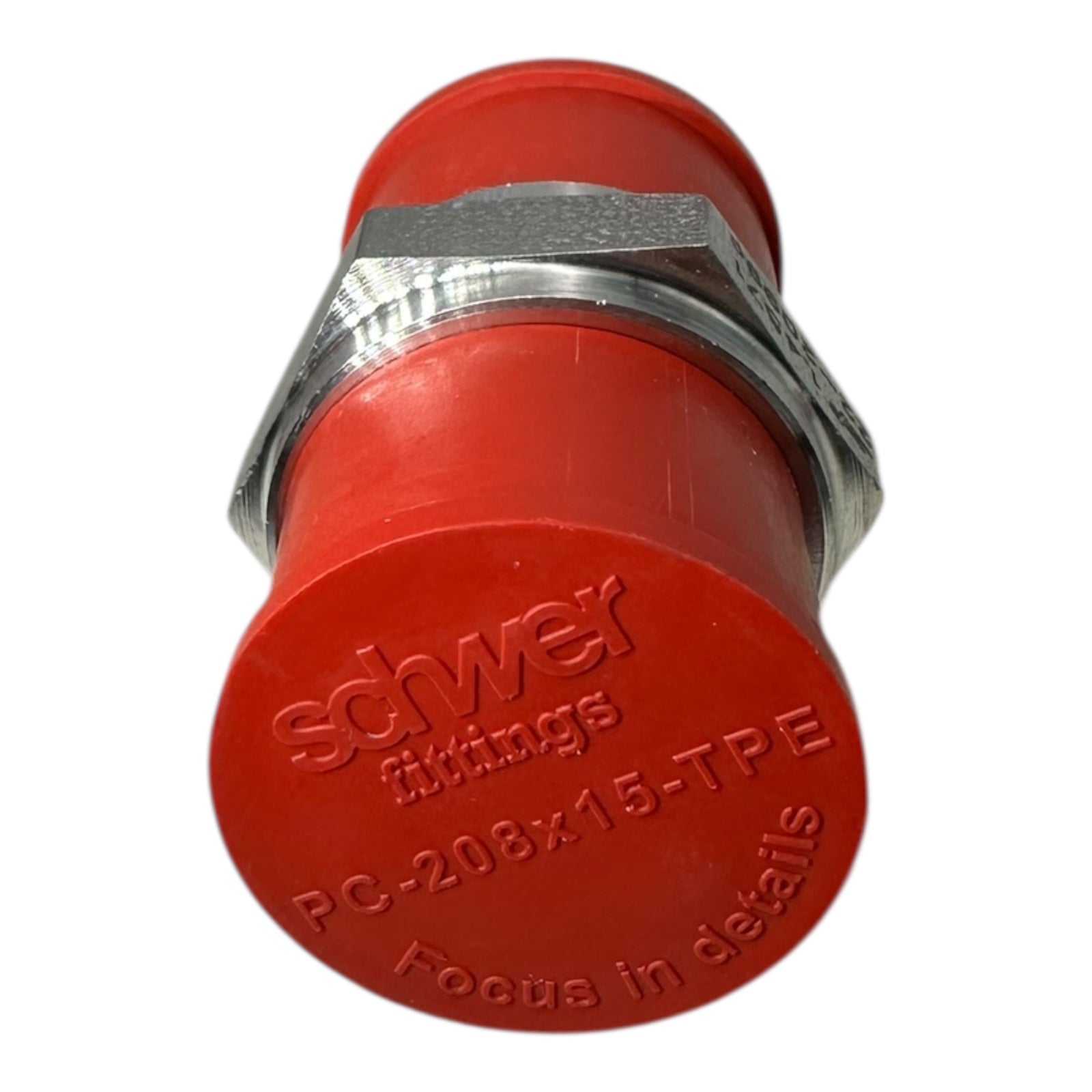 4x Schwer SR-505G12 Doppel-Einschraubstutzen G1/2” Edelstahl 1.4571 PC-208x15