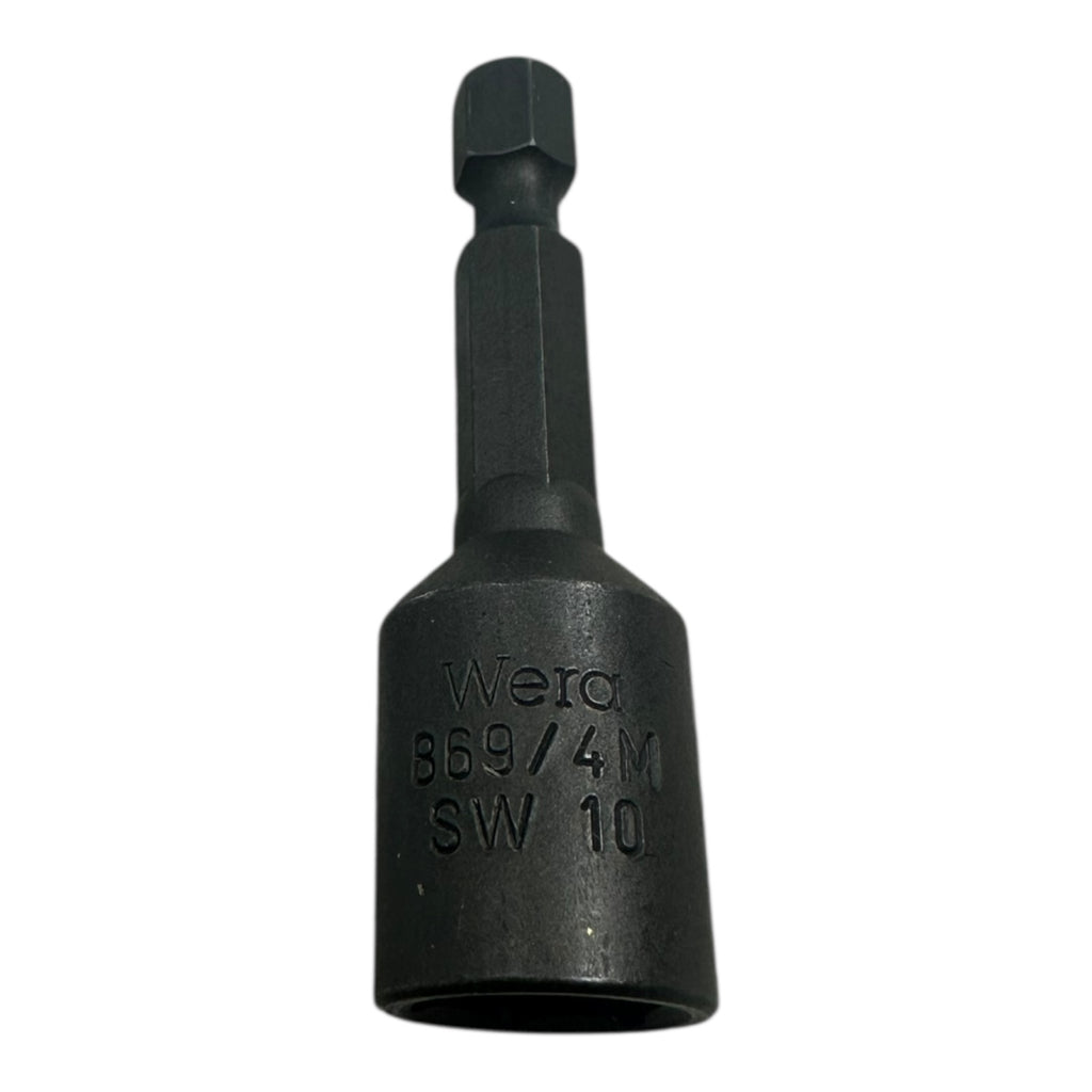 8x Wera 869/4 M SW 10 Steckschlüsseleinsatz Bit 1/4” 50 mm Code 05060425001