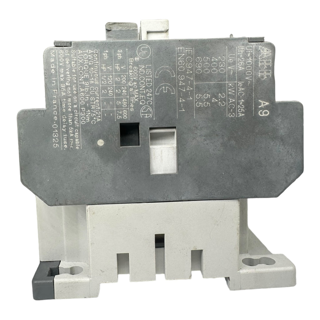 ABB A9-30-10 Schütz 220-240V + ABB TA25 DU 2,4A Überstromauslöser