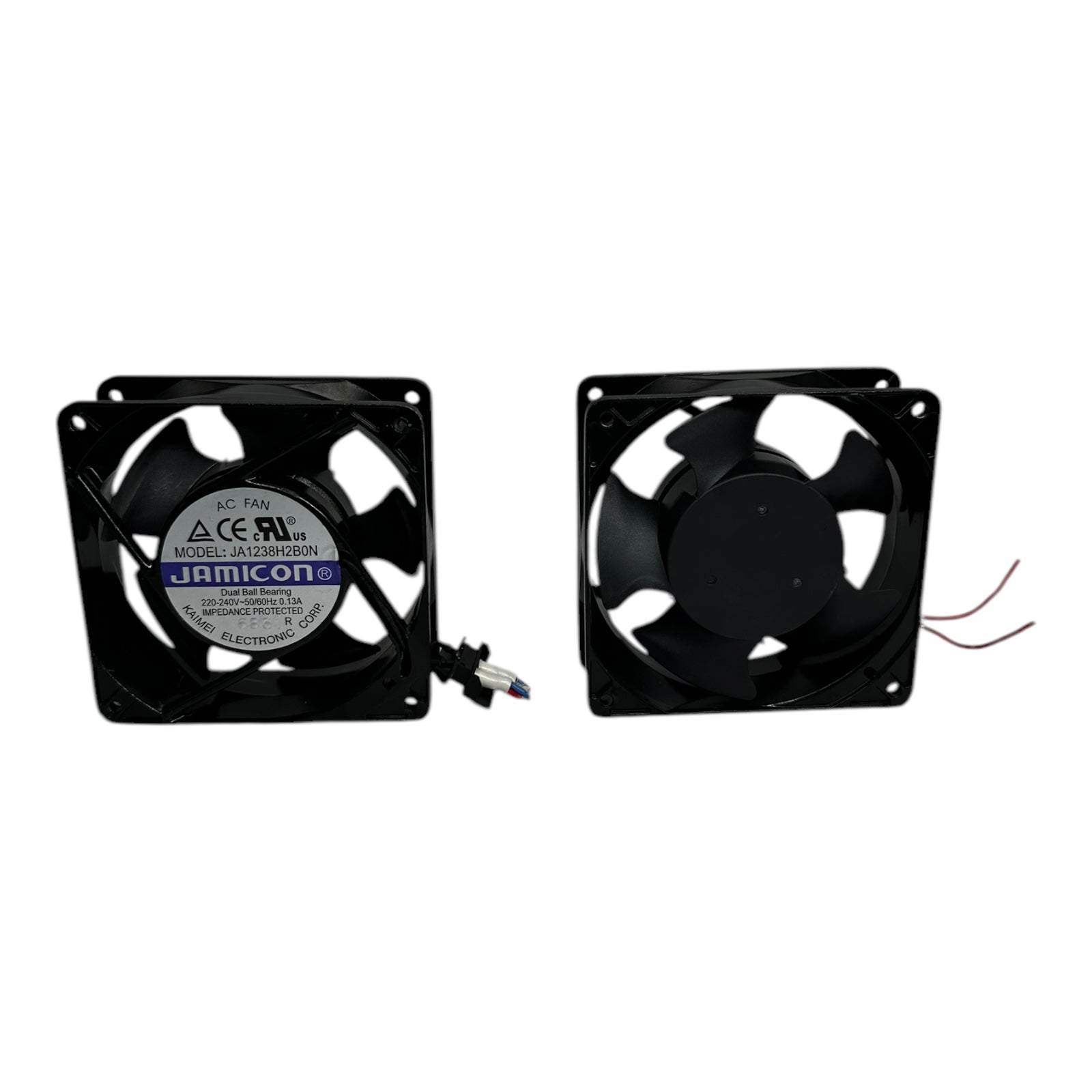 2x JAMICON JA1238H2BON Lüfter Cooling Fan 220/240V 0.13A
