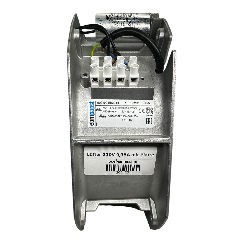 ebm-papst W2E200-HK38-01 Lüfter 230V, 0,35A, 80W mit Montageplatte