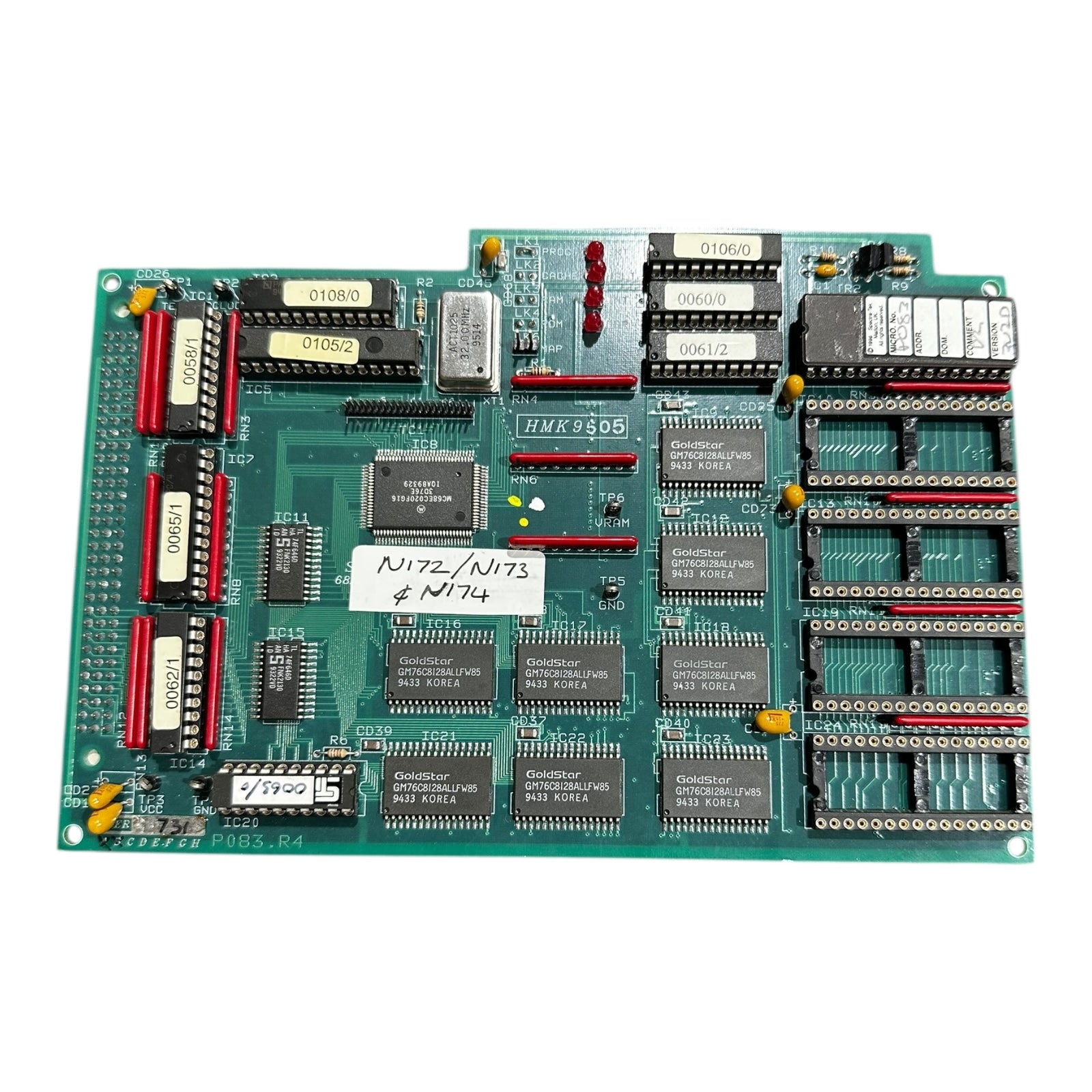 Leiterplatte HMK9505 CPU Board mit GoldStar RAM & EPROM Industrieelektronik