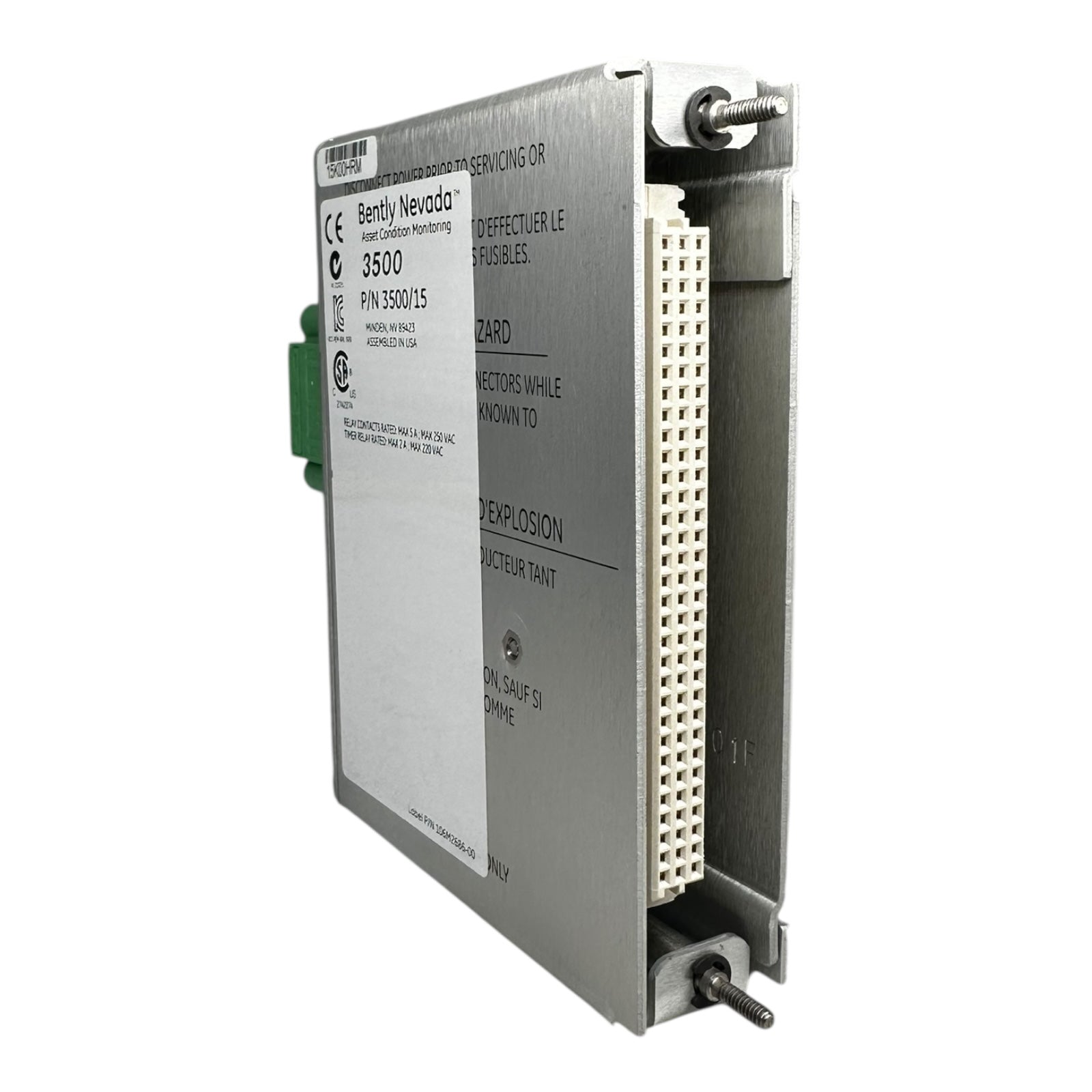Bently Nevada 3500/15 133300-01 Low Voltage DC Power Input Module