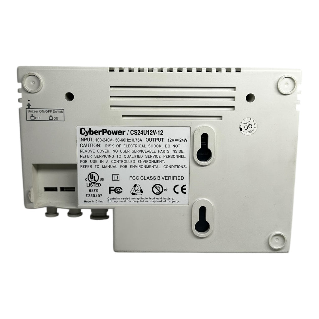 CyberPower CS24U12V-12 USV Notstromversorgung 12V 24W Sicherungssystem