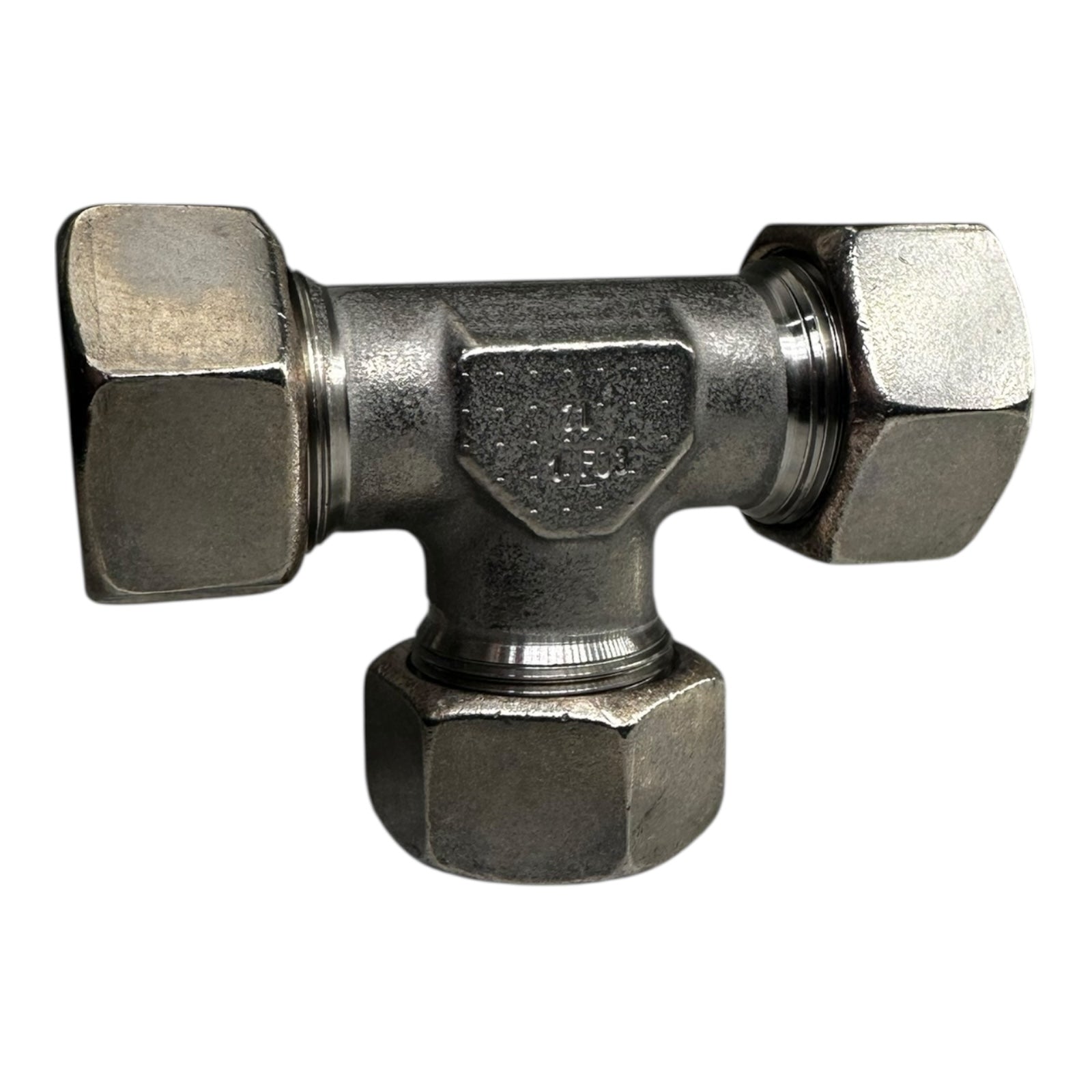 Parker EO-DUR Z-924 T-Stück Verschraubung 18-L Edelstahl Hydraulikfitting