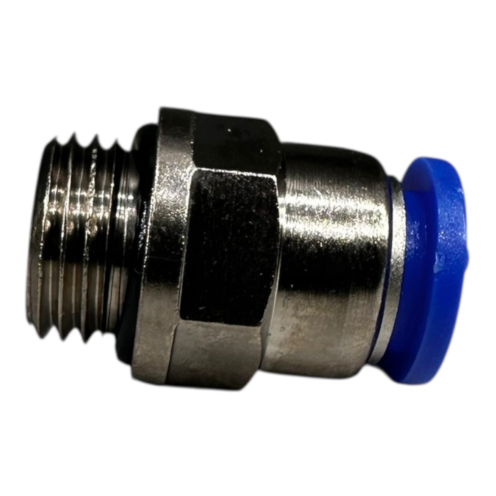 10x Steckverbinder B-GE-8-1/4-MSv-bl 03016012 Pneumatik Steckverbinder geprüft