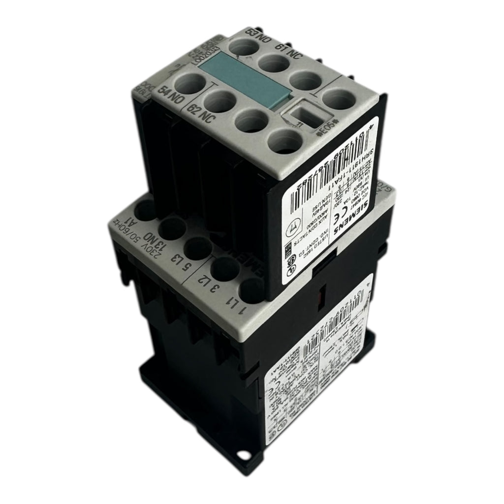 3x Siemens 3RT1015-1AP01 Schütz 3-polig 24V AC Hilfskontaktblock